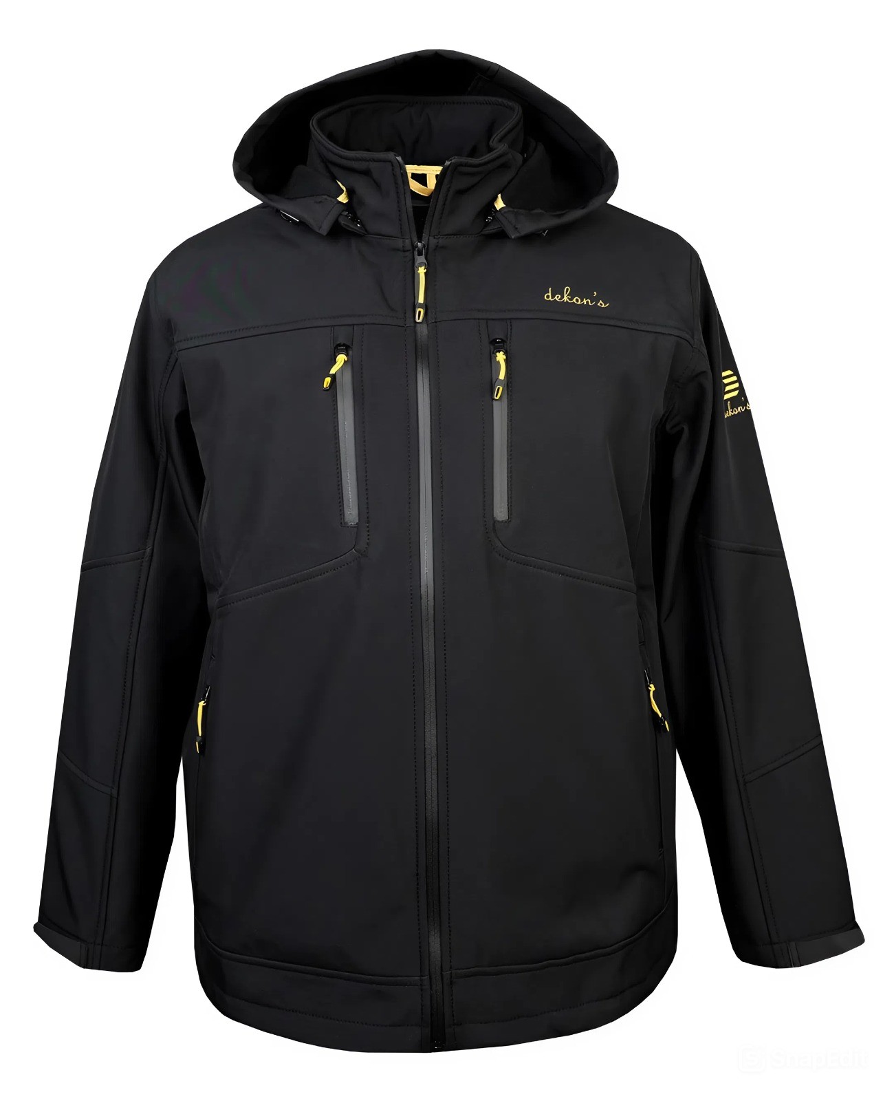 Dekons Super Size Softshell Mont - Siyah