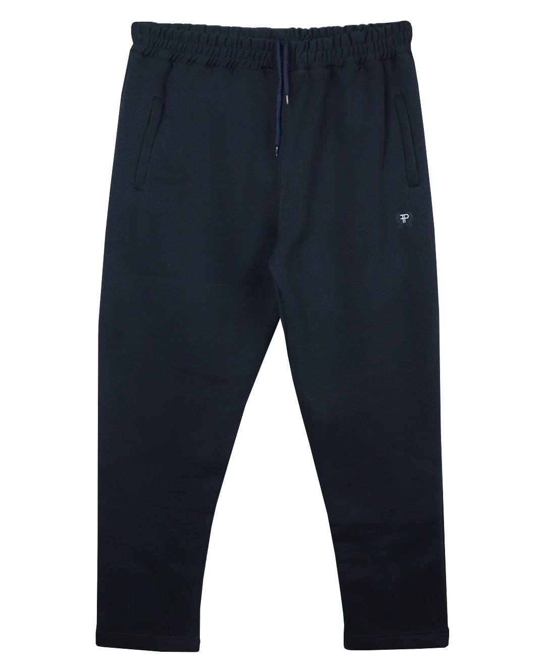 Winter Plus Size Tracksuit Bottom 3 thread Navy Blue