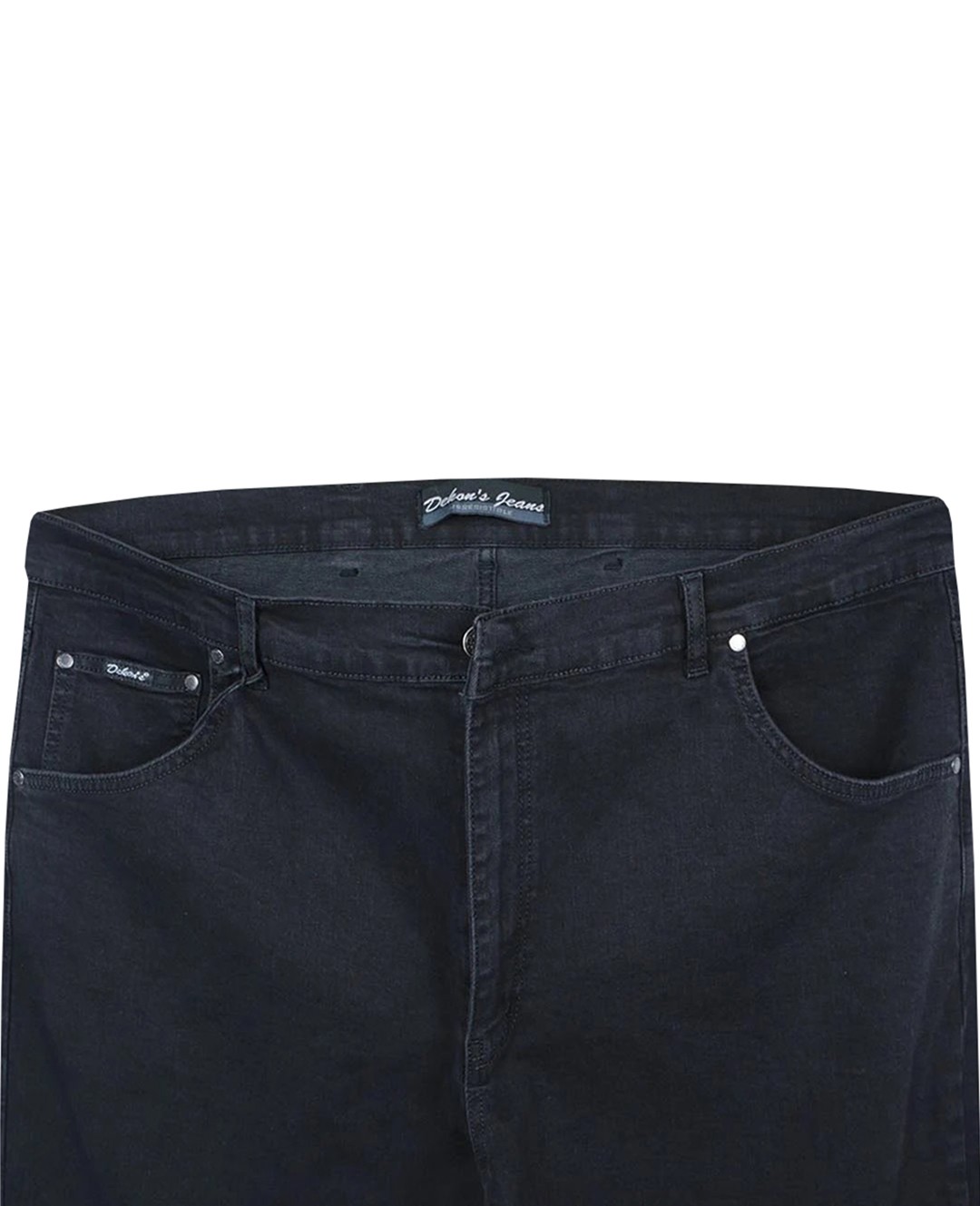 Yazlık Büyük Beden Kot Pantolon Dekons 506 Black+Black