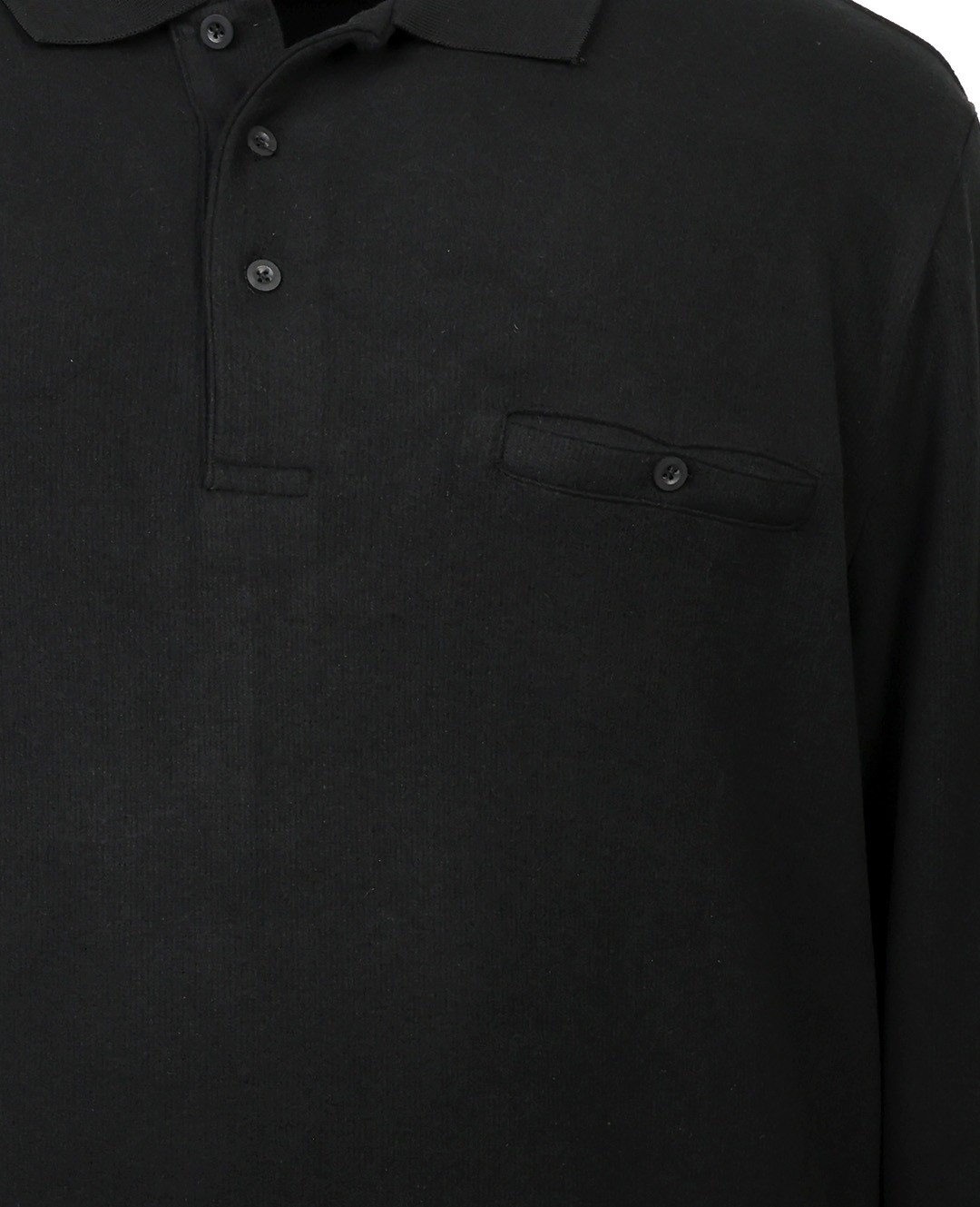 Cepli Büyük Beden Polo Yaka Selanik Sweatshirt