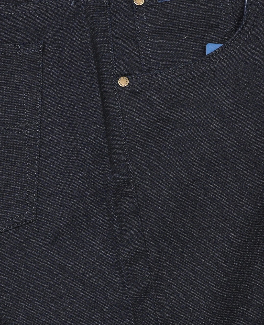 Büyük Beden Gabardin Pantolon 507 Baskılı Lacivert