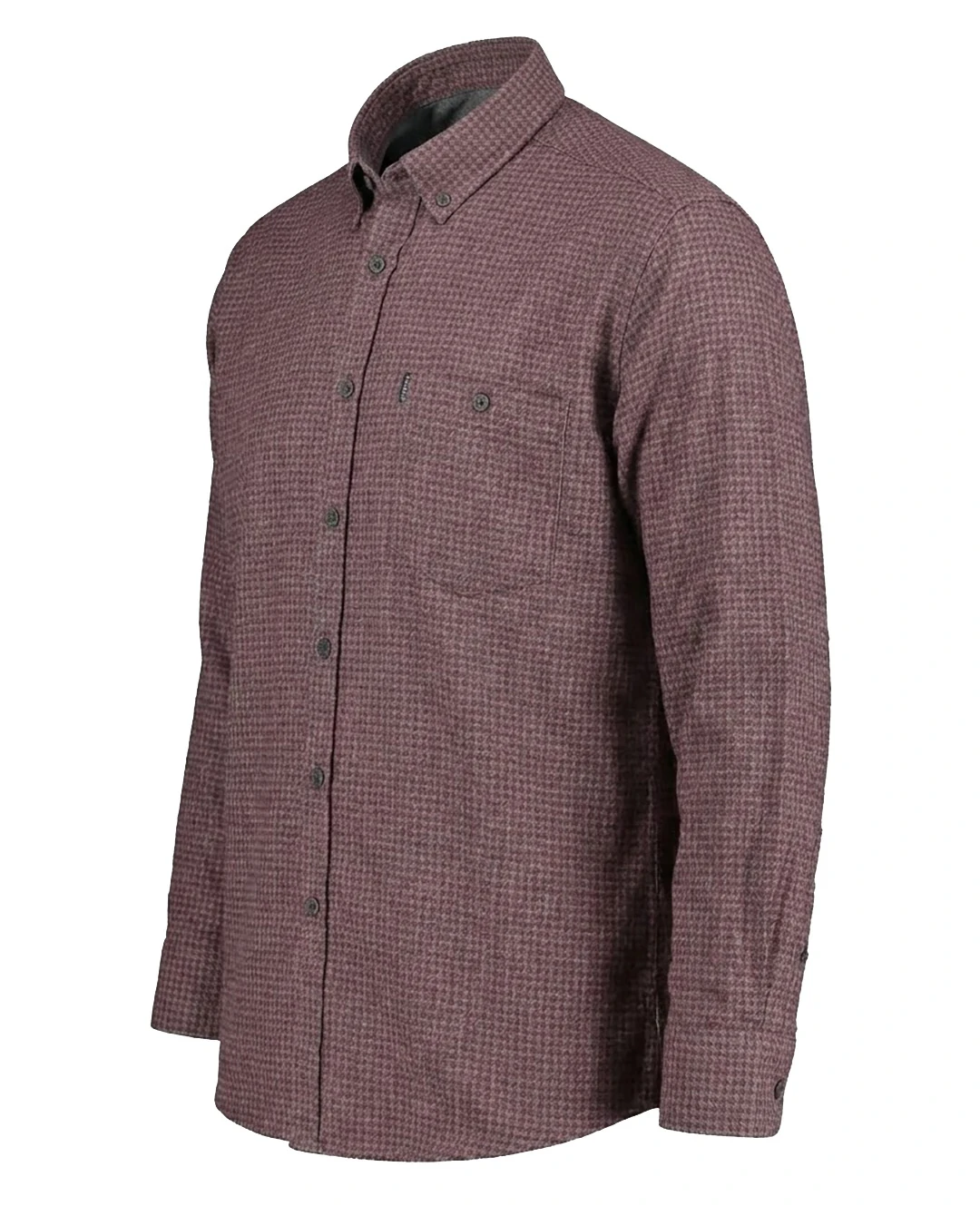 Büyük Beden Pamuklu Ekose Gömlek Düğme Yaka