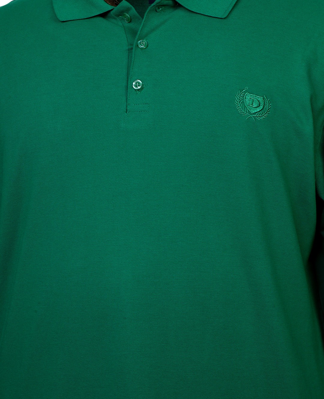 Süper Size Lacos Pike Polo Yaka Sweat 11XL-12XL-13XL - Yeşil