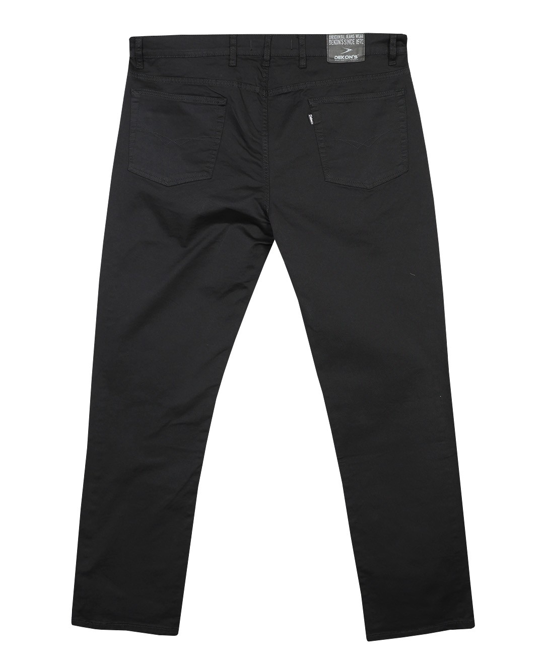 Winter Cargo Pockets Plus Size Gabardine Pants Black