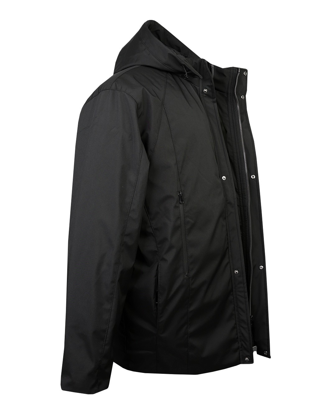 Plus Size Lined Softshell Coat Smoked