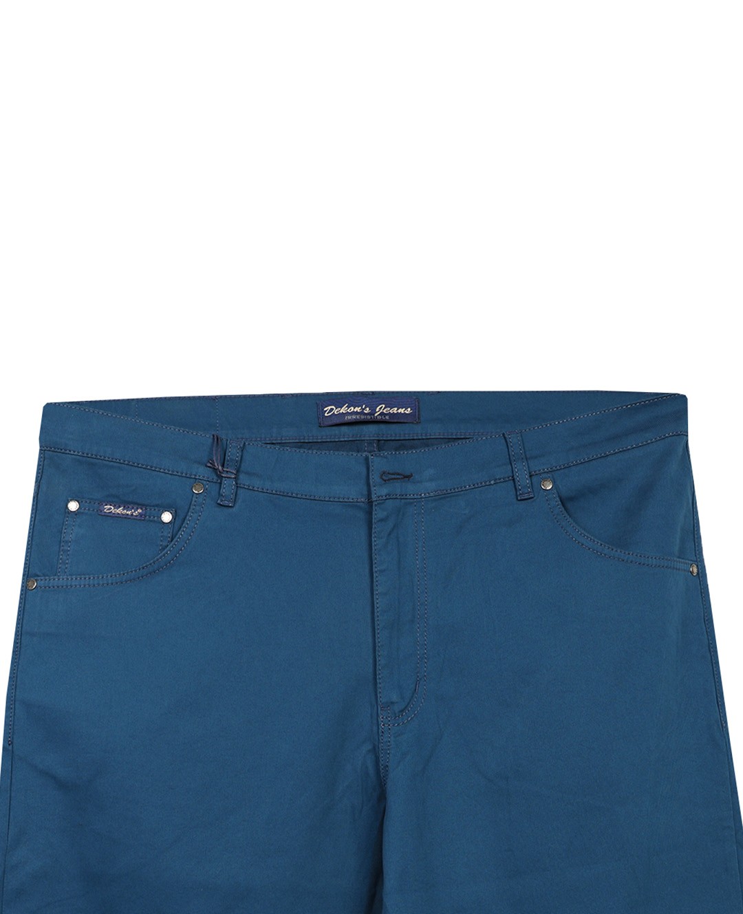 Büyük Beden Gabardin Pantolon 506 Cord - Saks Mavi
