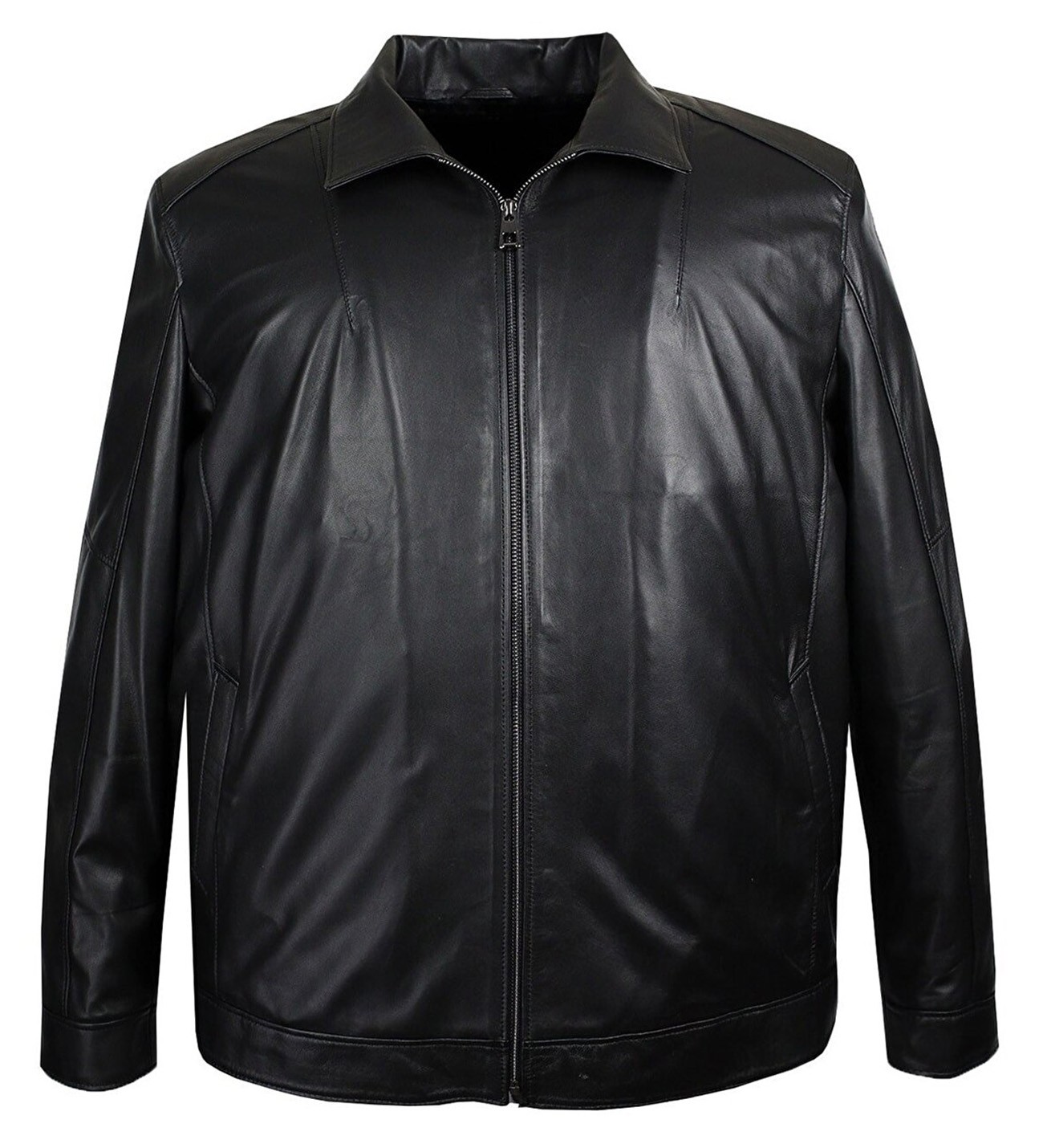 Men's Plus Size Sheepskin Genuine Leather Coat