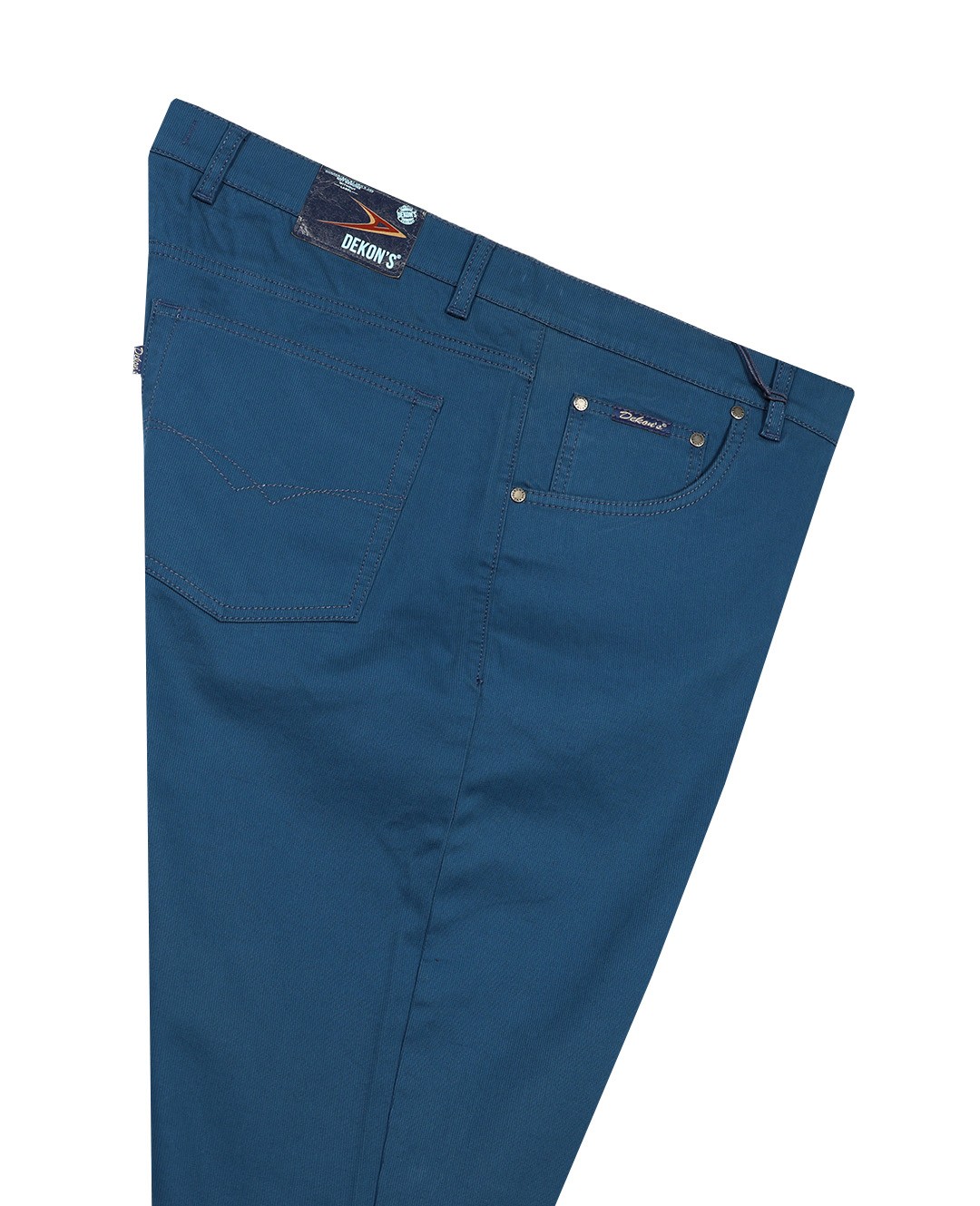 Büyük Beden Gabardin Pantolon 506 Cord - Saks Mavi