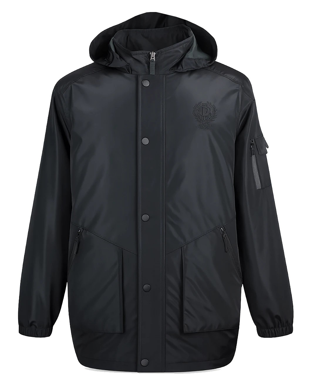 Plus Size Raincoat Coat Dekons - Black