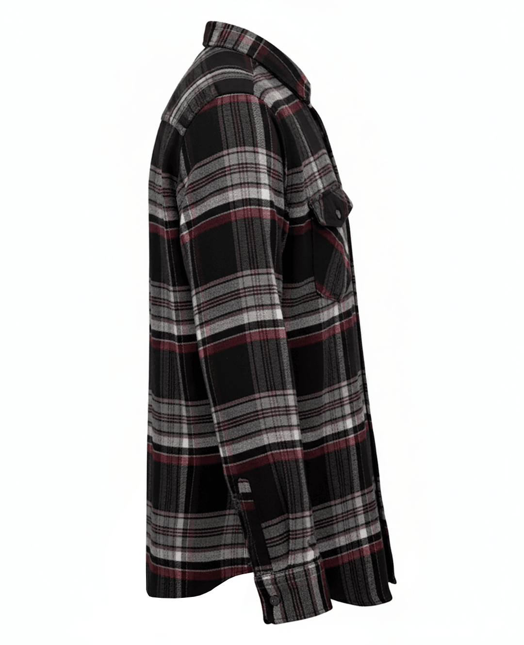 Büyük Beden Kışlık Oduncu Gömlek Çift Cepli Ekose