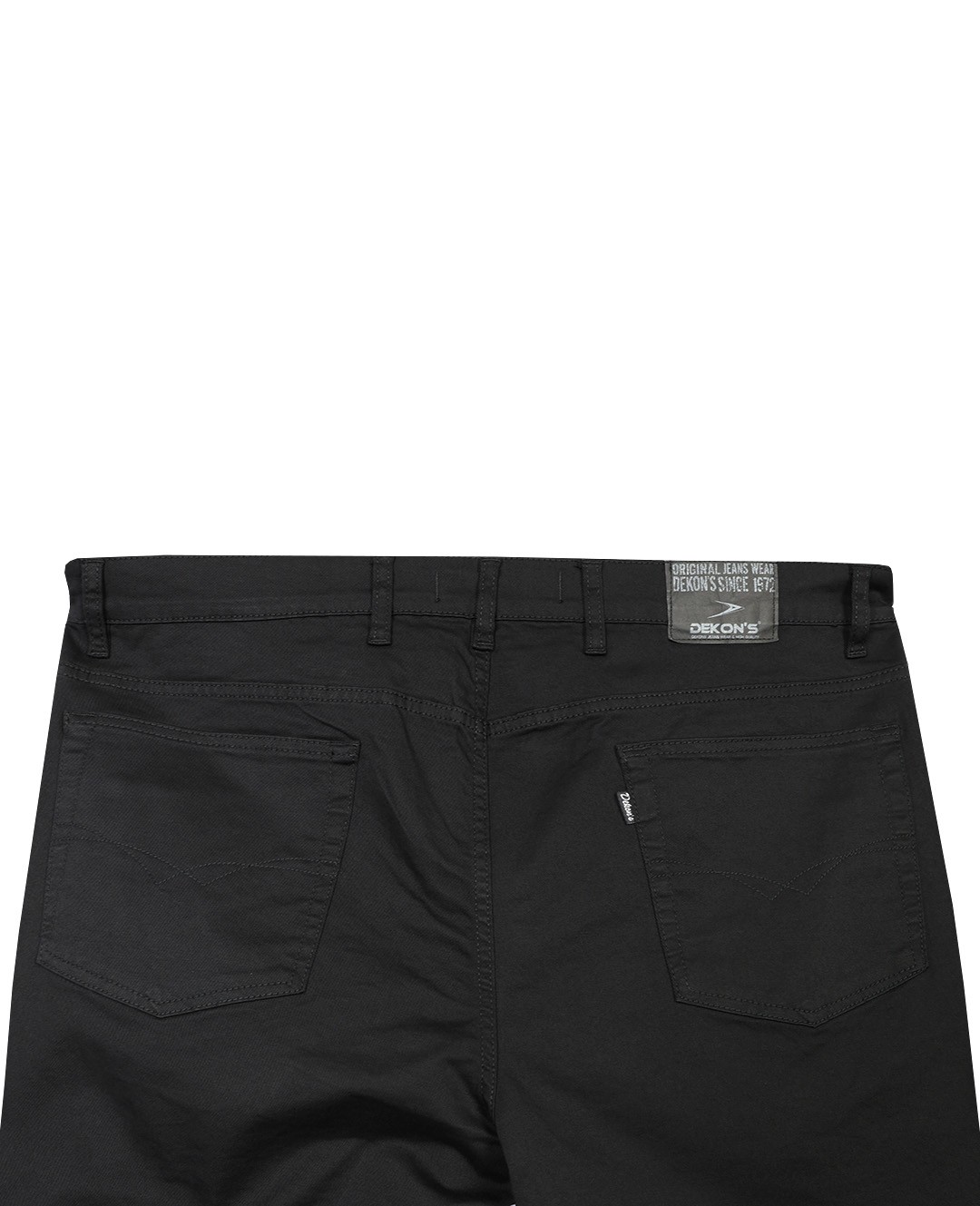 Winter Cargo Pockets Plus Size Gabardine Pants Black