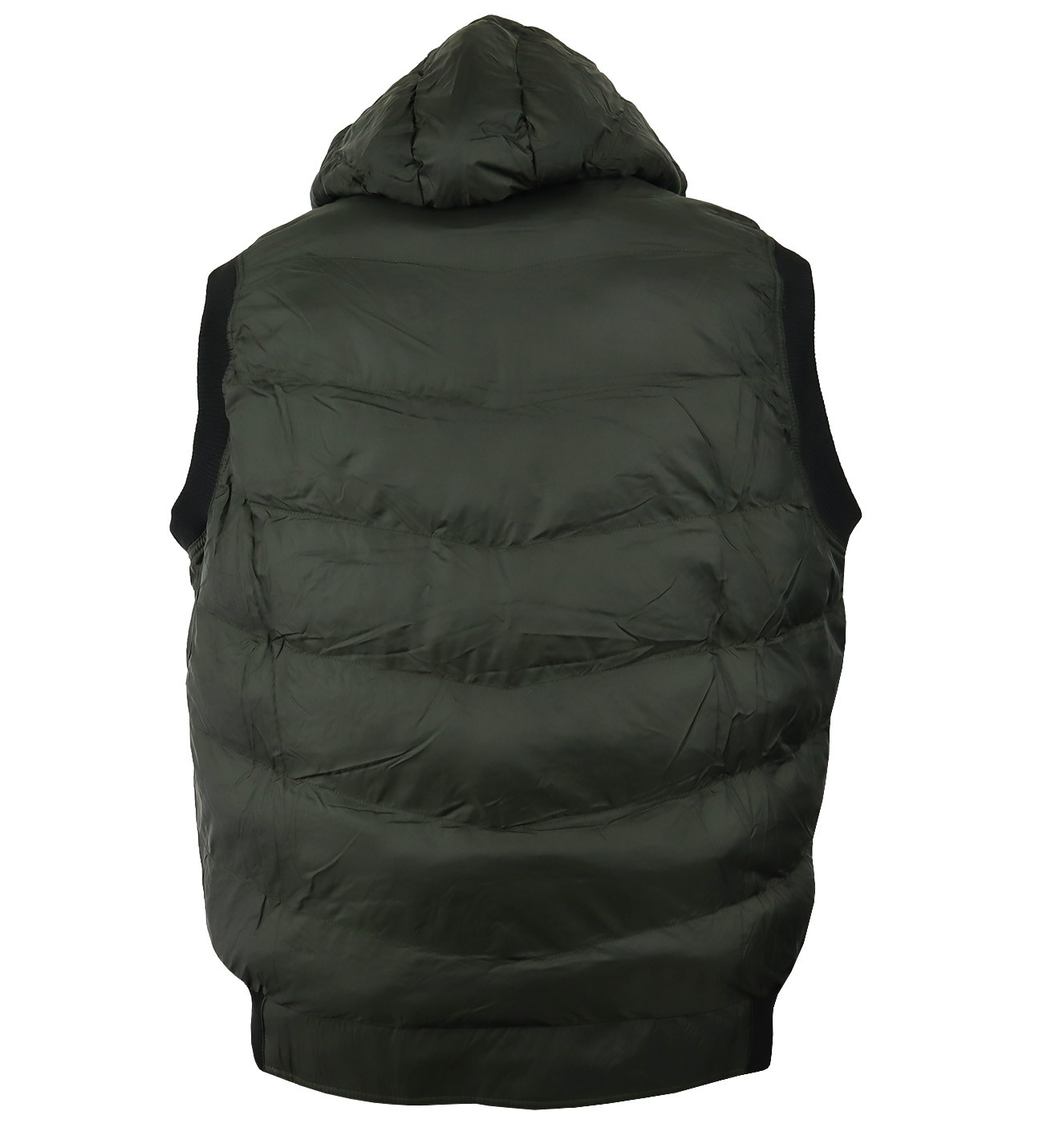 Men's Plus Size Hooded Winter Vest