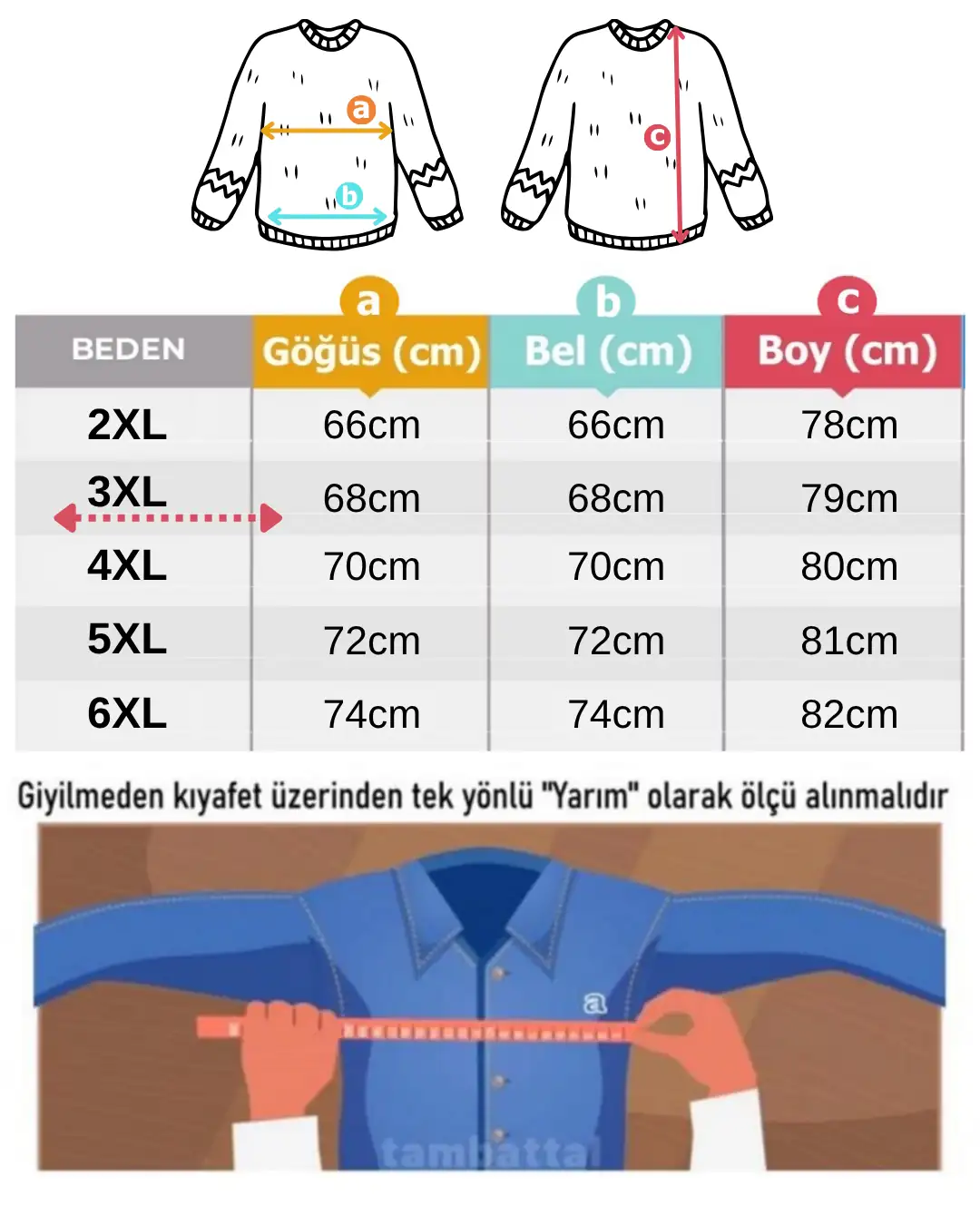 Büyük Beden Bisiklet Yaka Desenli Triko Kazak