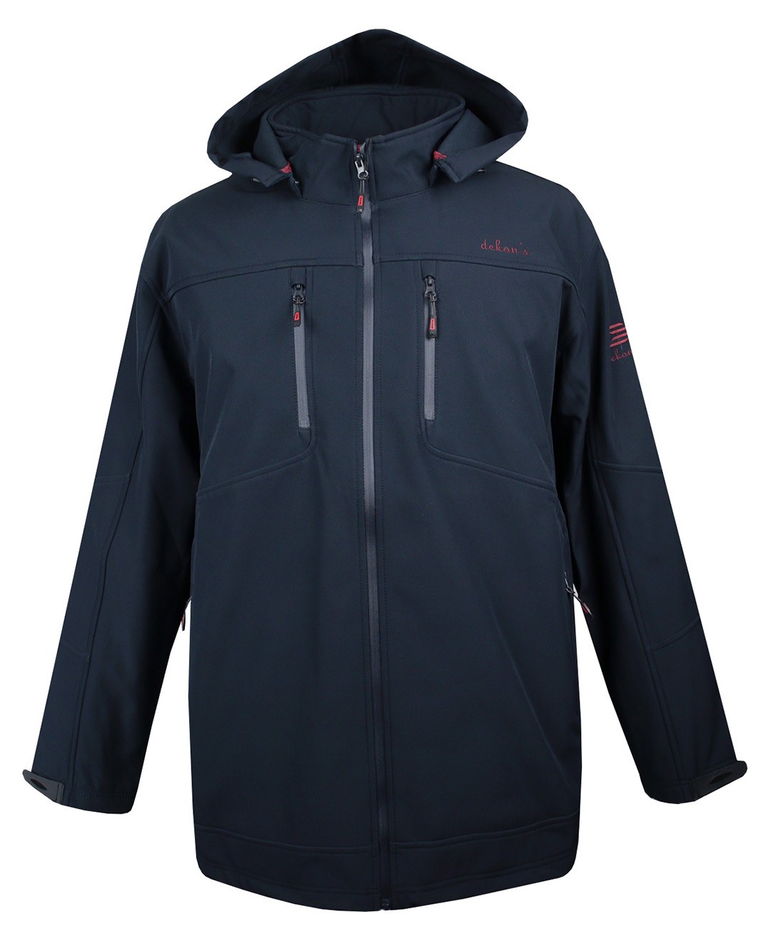 Dekons Büyük Beden Softshell Mont - Lacivert