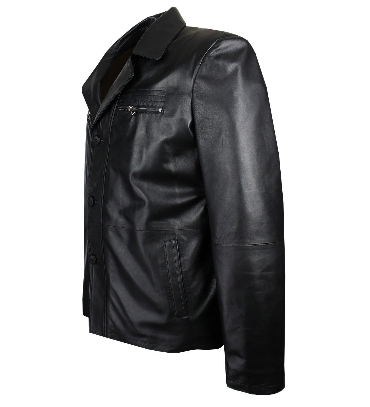 Men's Plus Size Leather Jacket Genuine Leather