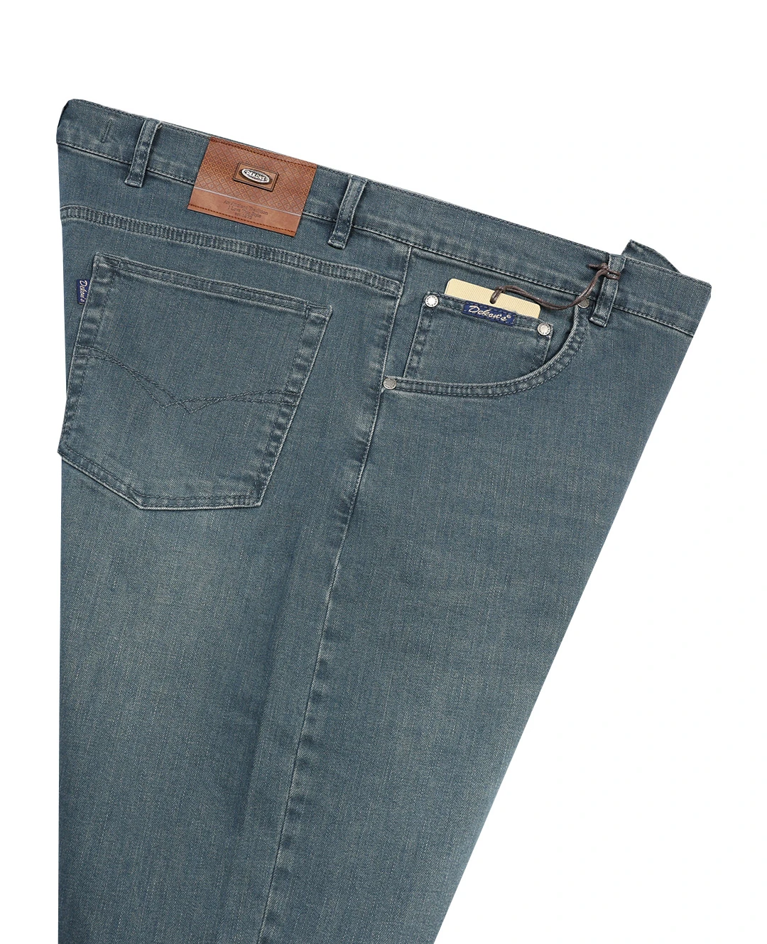 Büyük Beden Likralı Kot Pantolon Dekons 506 Porto - Bej