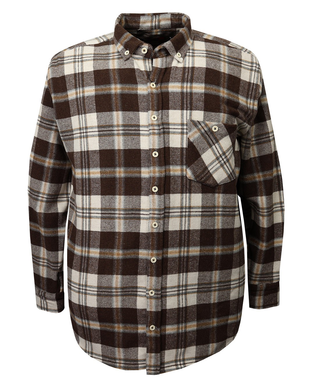 Plus Size Thick Winter Lumberjack Plaid Shirt