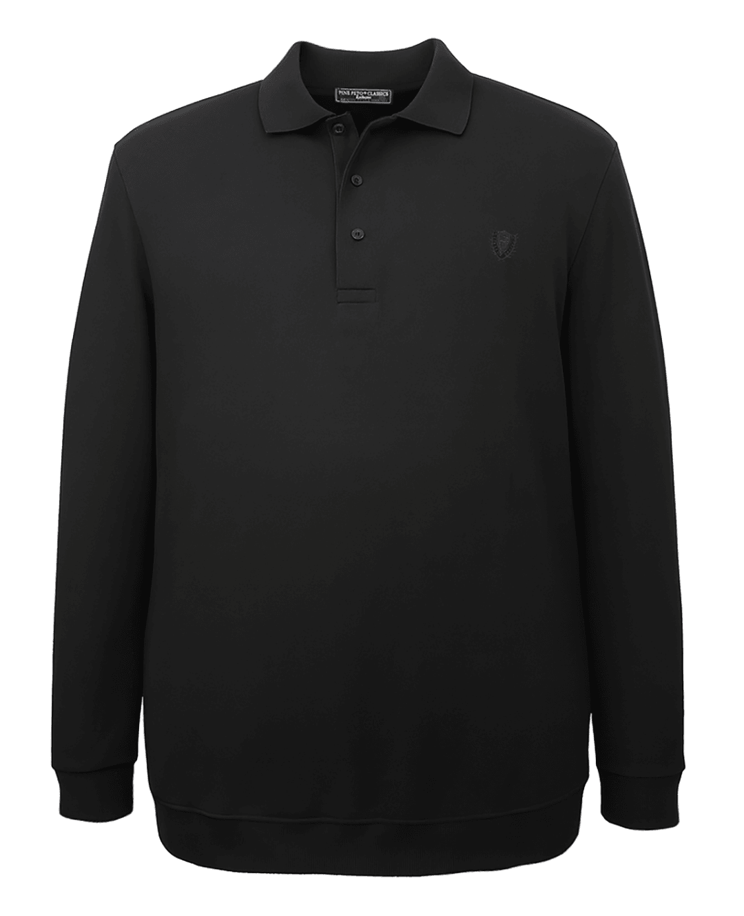 Büyük Beden Polo Yaka Selanik Sweatshirt