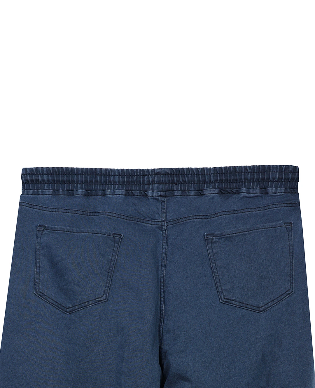 Kışlık Büyük Beden Bağcıklı Denim Pantolon - Karol Mavi