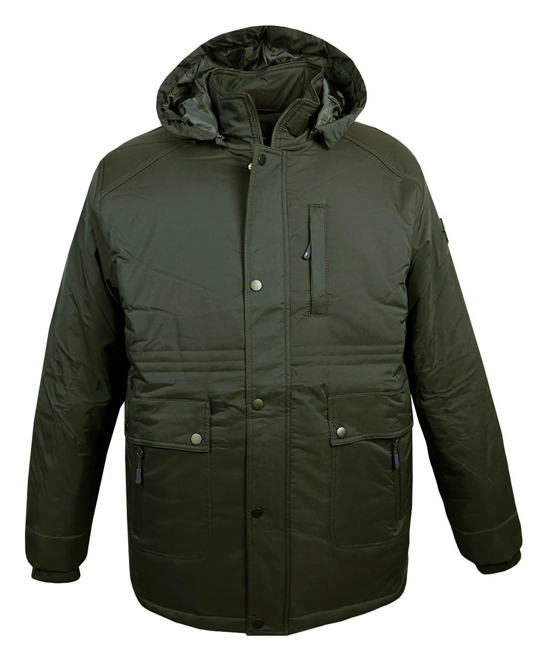 Dolgulu Kapüşonlu Memory Mont