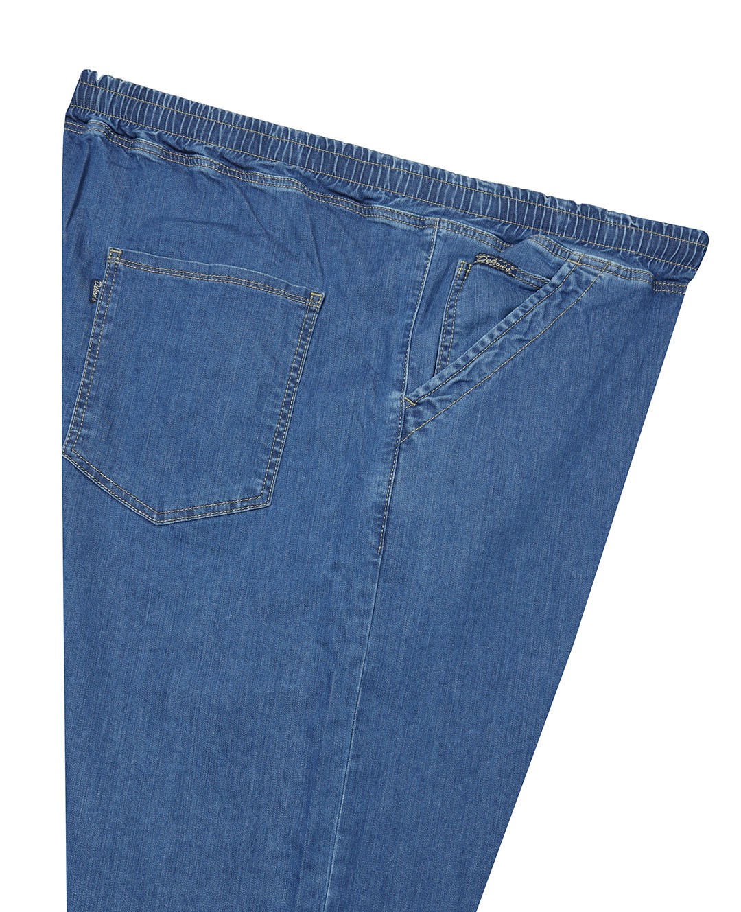 Summer Denim Jeans with Waist Ties Decons