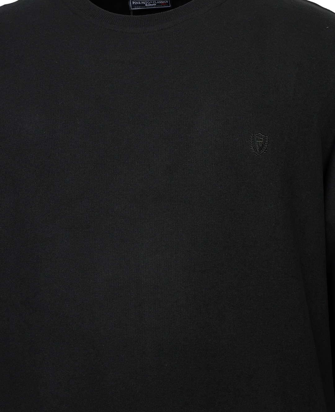 Büyük Beden Bisiklet Yaka Selanik Sweatshirt