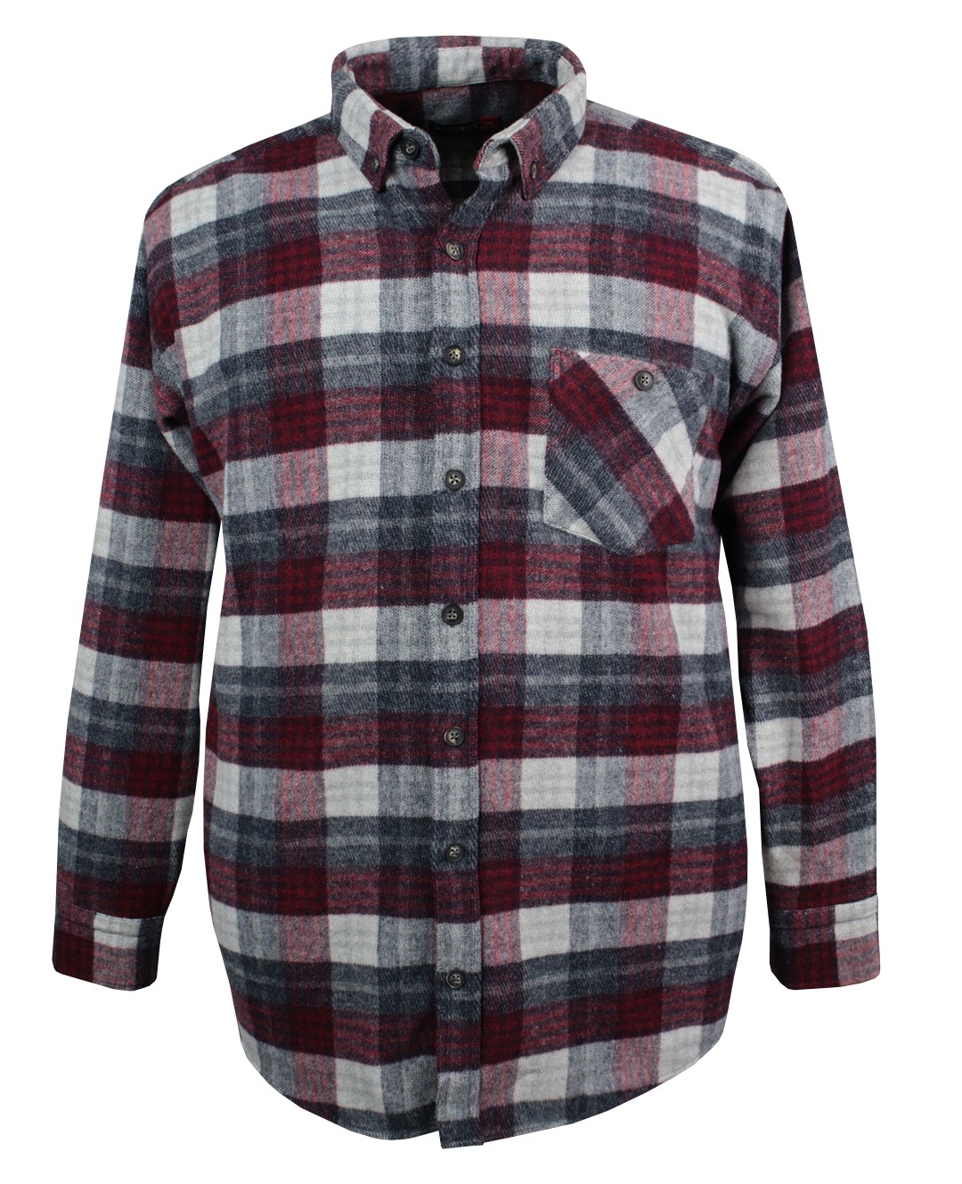 Plus Size Thick Winter Lumberjack Plaid Shirt