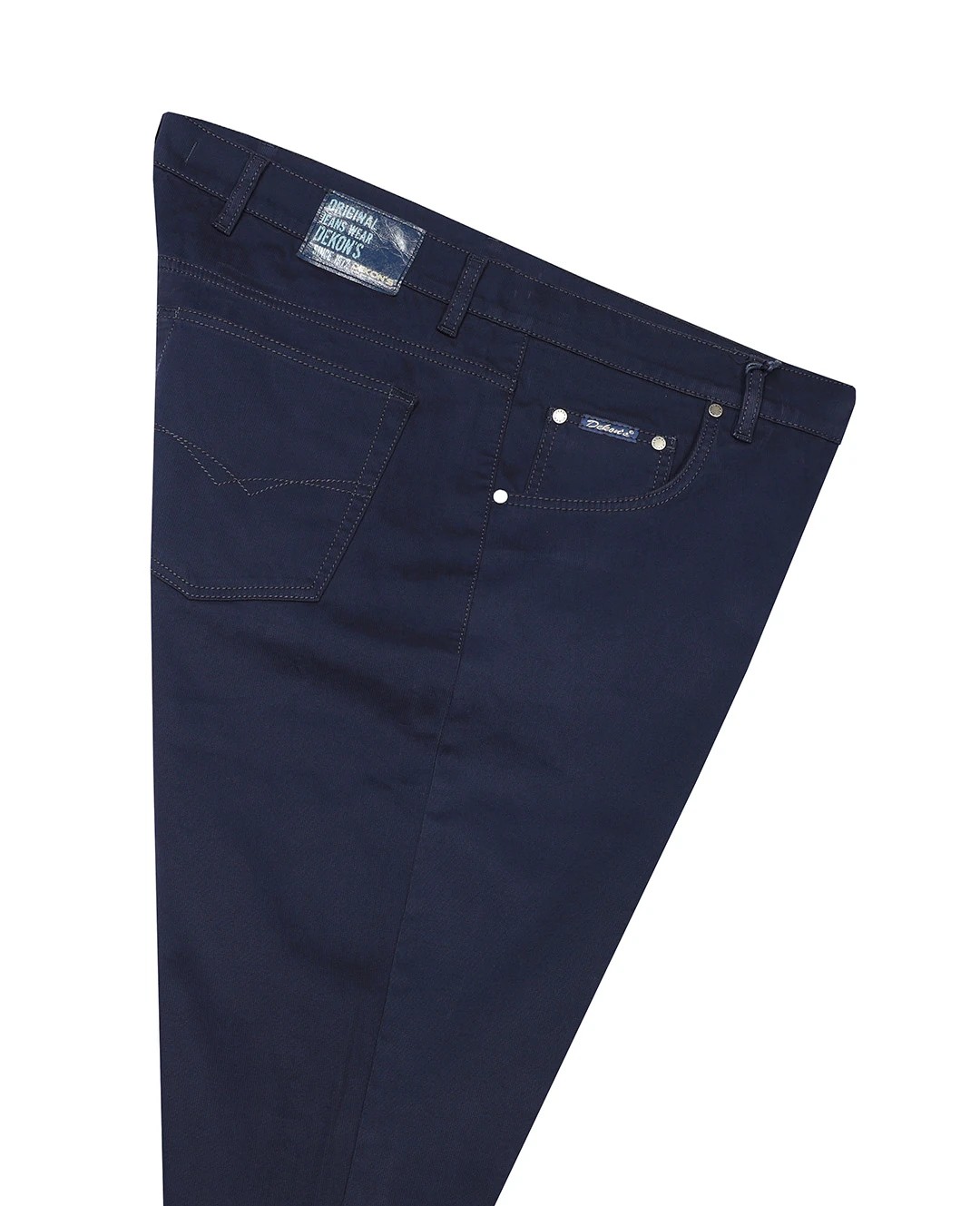Büyük Beden Gabardin Pantolon 507 Cord Lacivert