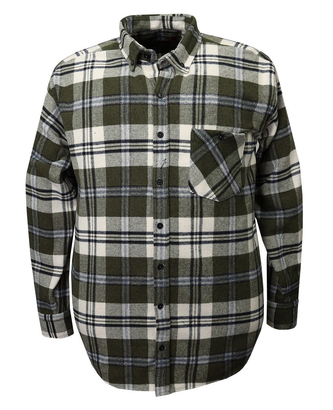 Plus Size Thick Winter Lumberjack Plaid Shirt