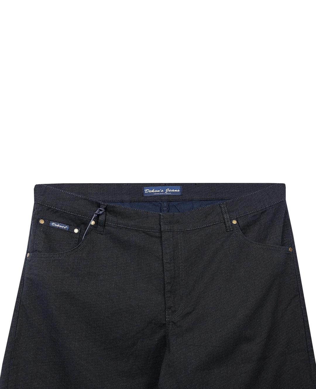 Büyük Beden Gabardin Pantolon 507 Baskılı Lacivert