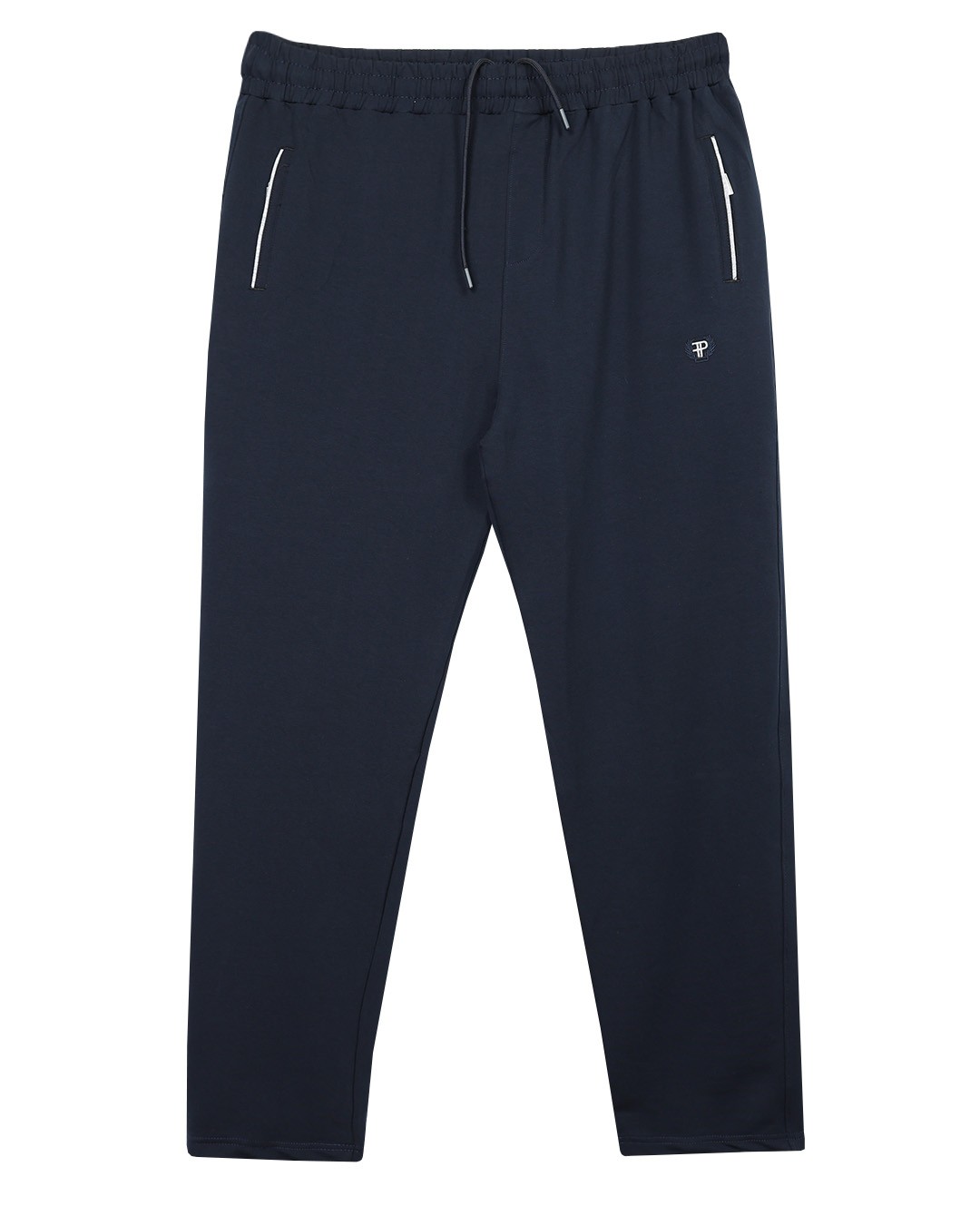 Plus Size Lycra Tracksuit Bottom 2 thread Navy Blue