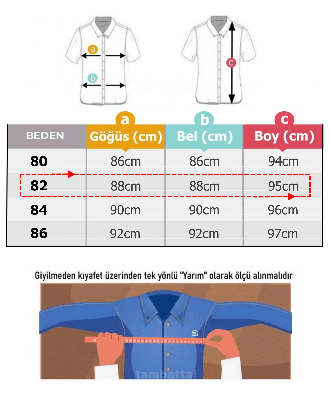 Süper Size Kot Gömlek Kısa Kol Blue 80-82-84-86