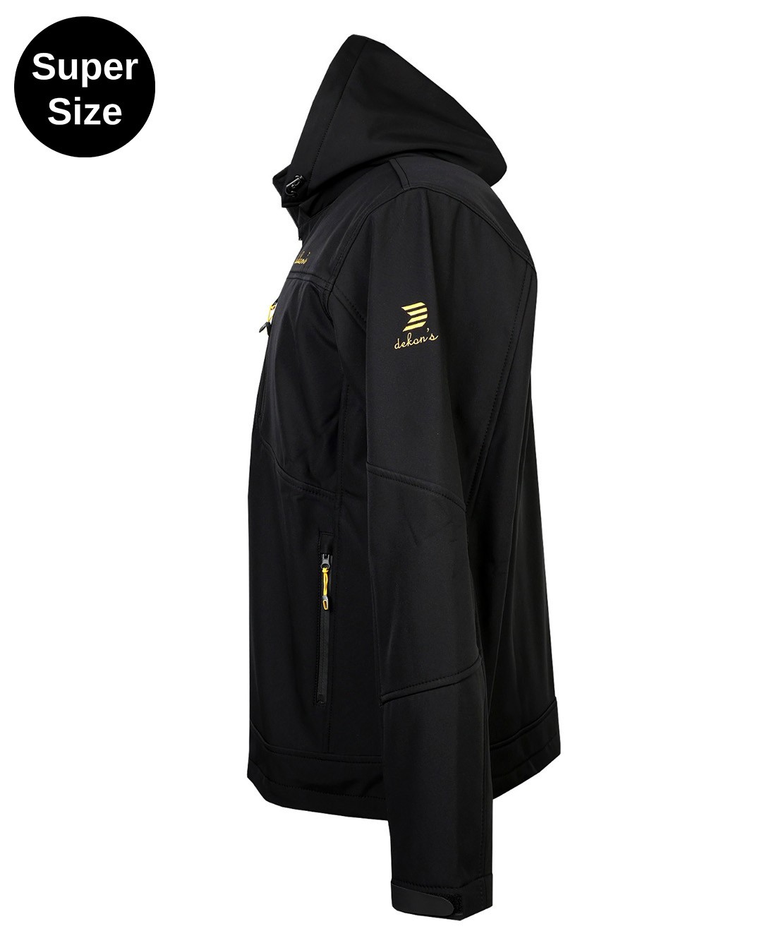 Dekons Super Size Softshell Mont - Siyah