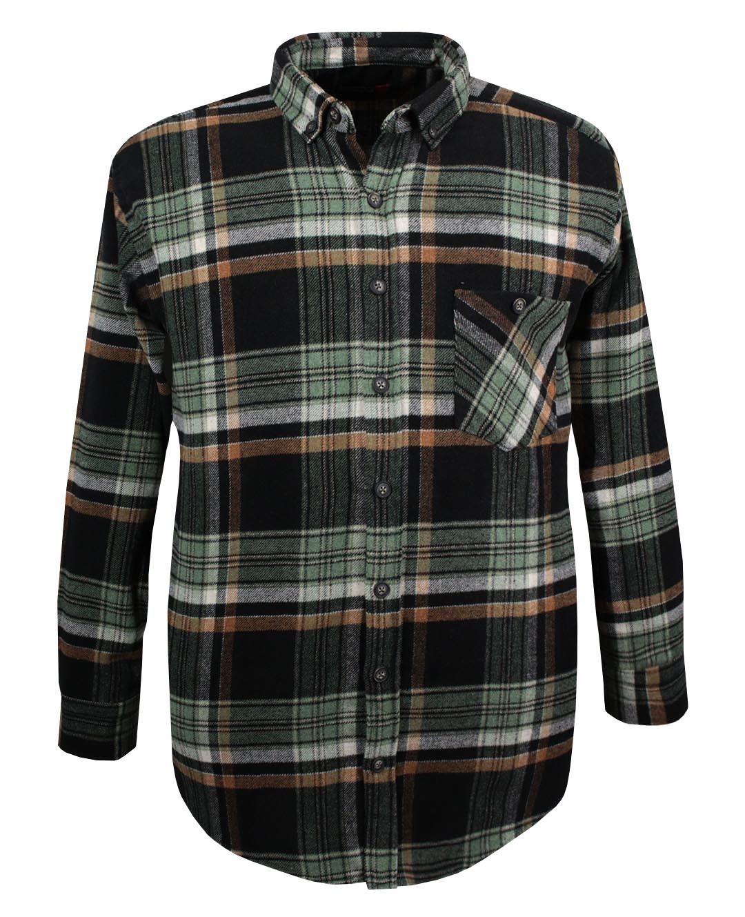 Plus Size Thick Winter Lumberjack Plaid Shirt