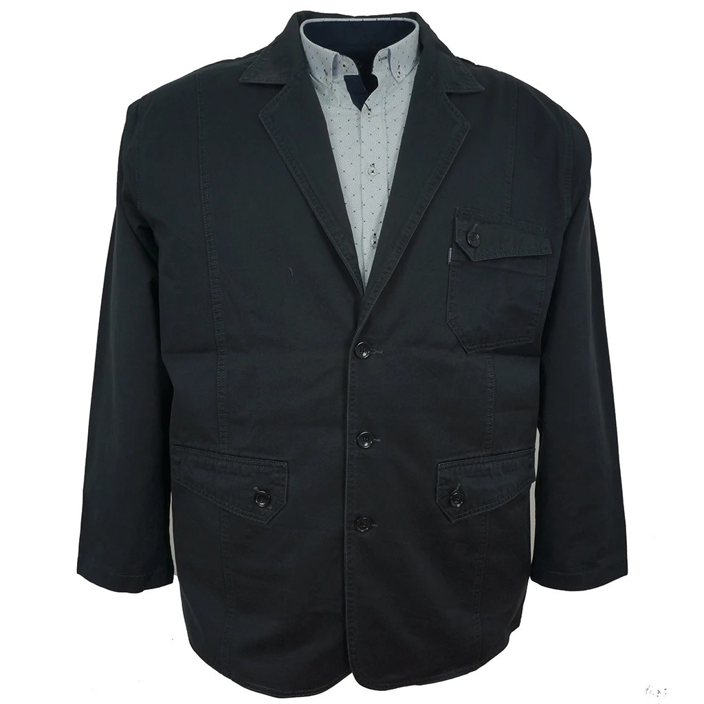 Plus Size Gabardine Jacket Dekons Smoked