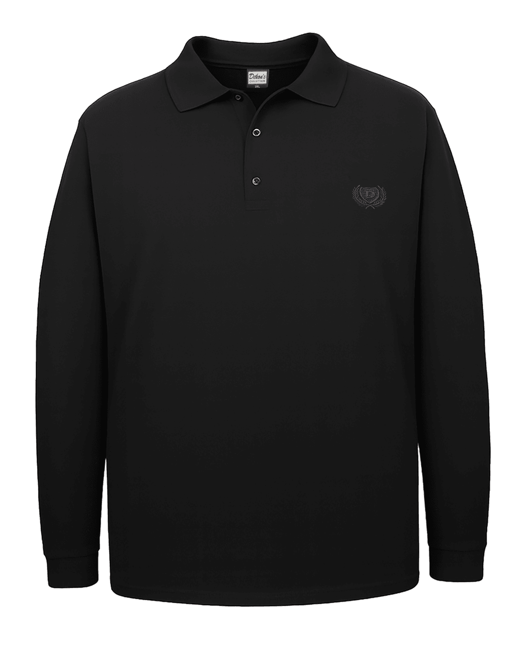 Büyük Beden Lacos Pike Polo Yaka Sweatshirt