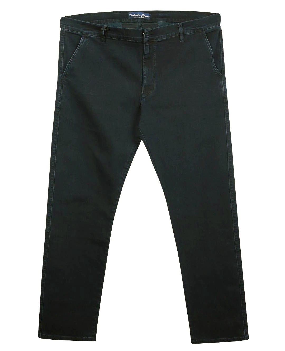 Plus Size Jeans with Side Pockets Black