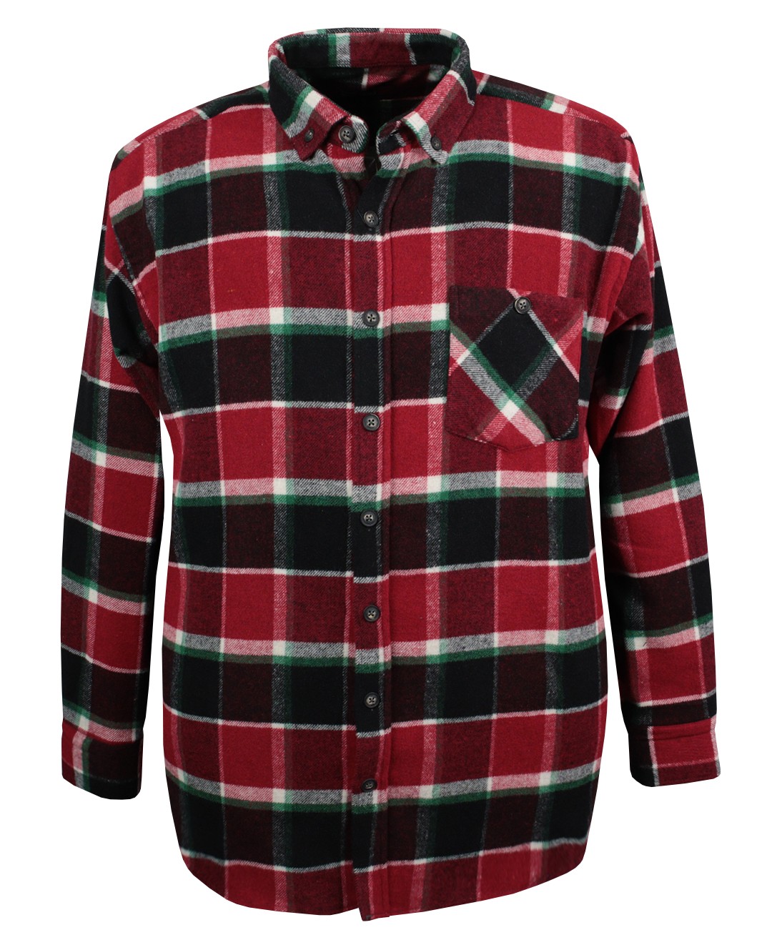 Plus Size Thick Winter Lumberjack Plaid Shirt