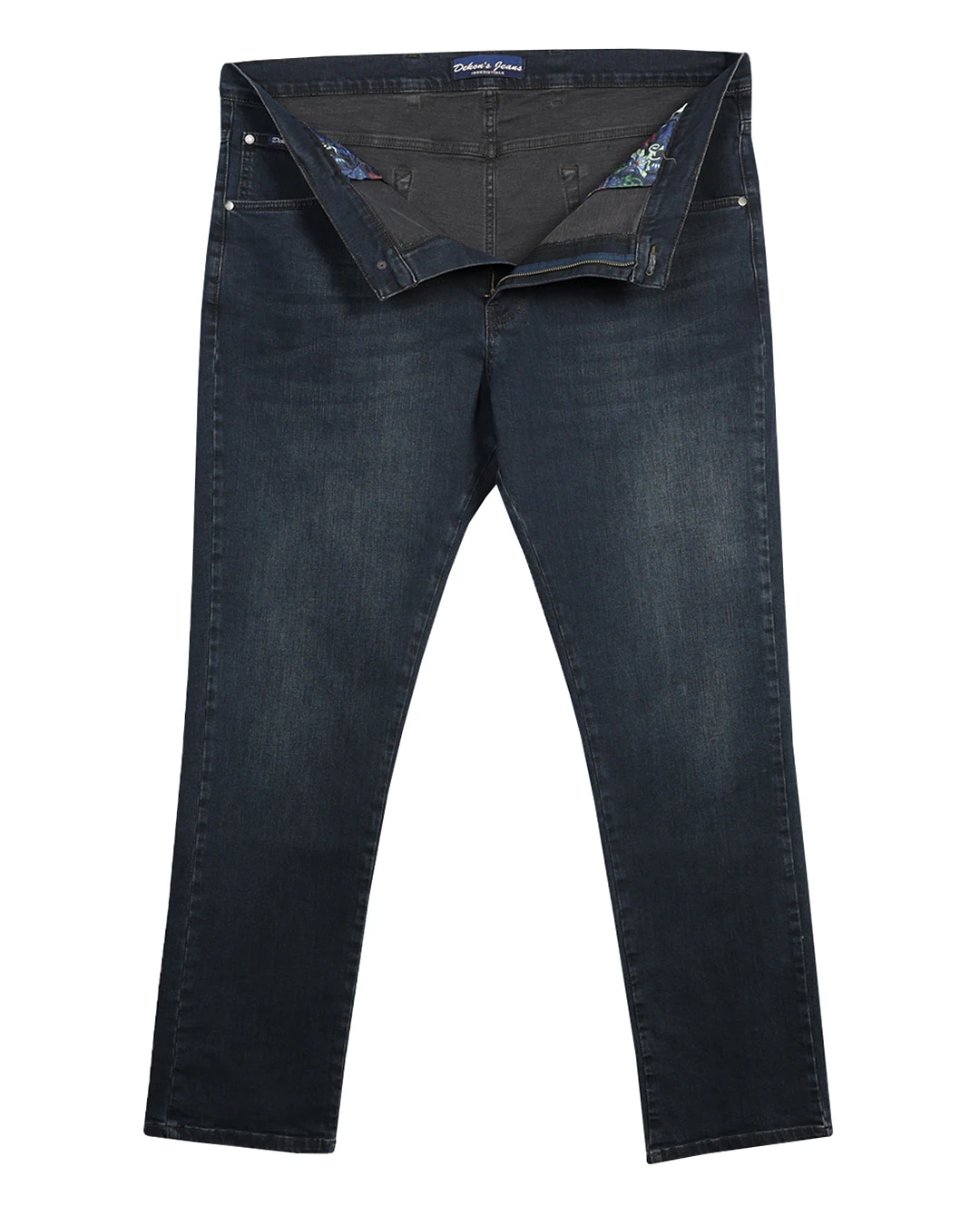 Büyük Beden Likralı Kot Pantolon Dekons 506 Porto - Lacivert