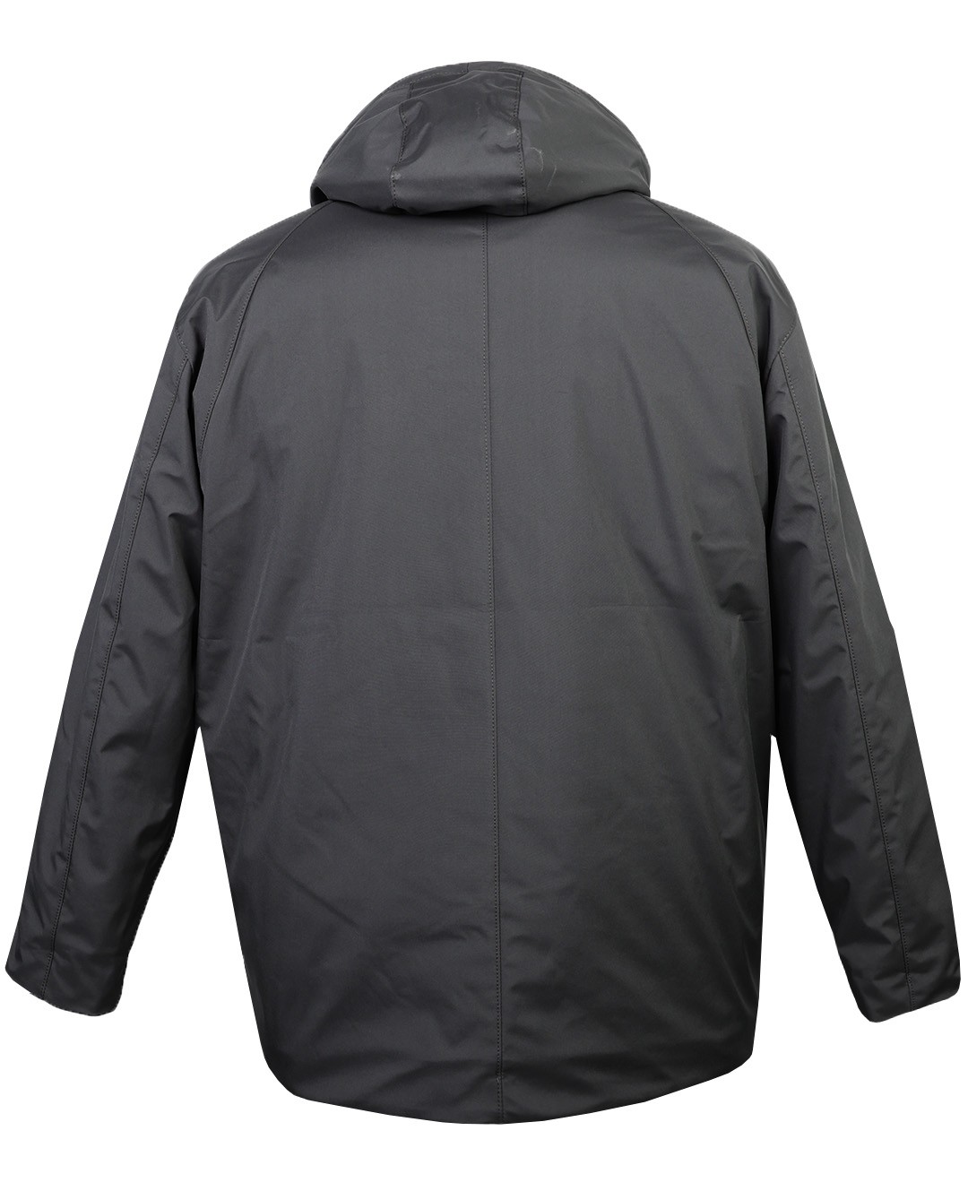 Büyük Beden Astarlı Softshell Mont - Antrasit