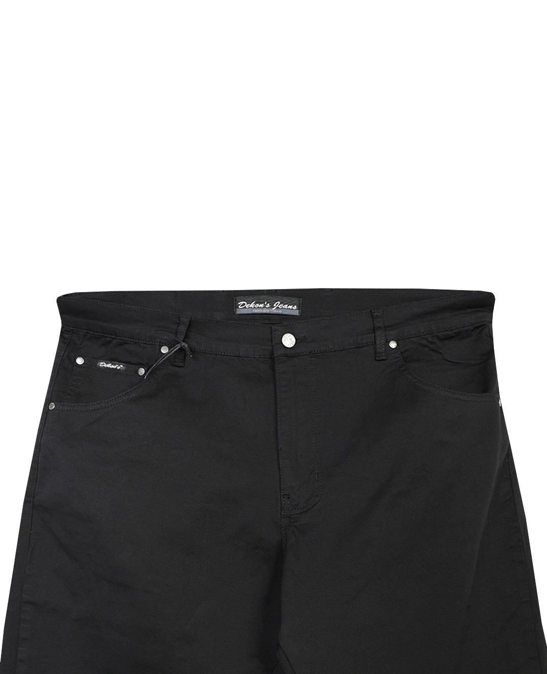 Winter Cargo Pockets Plus Size Gabardine Pants Black