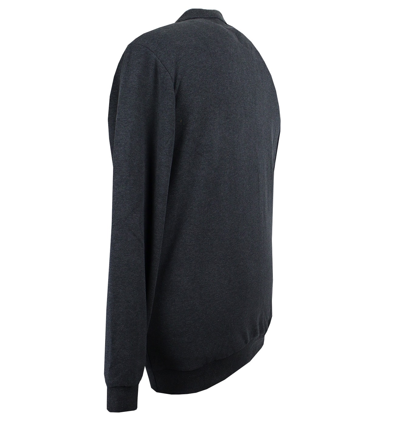 Büyük Beden Polo Yaka Selanik Kazak - Antrasit