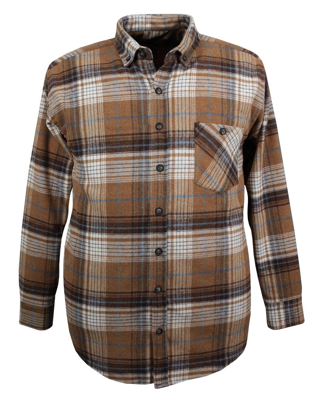 Plus Size Thick Winter Lumberjack Plaid Shirt