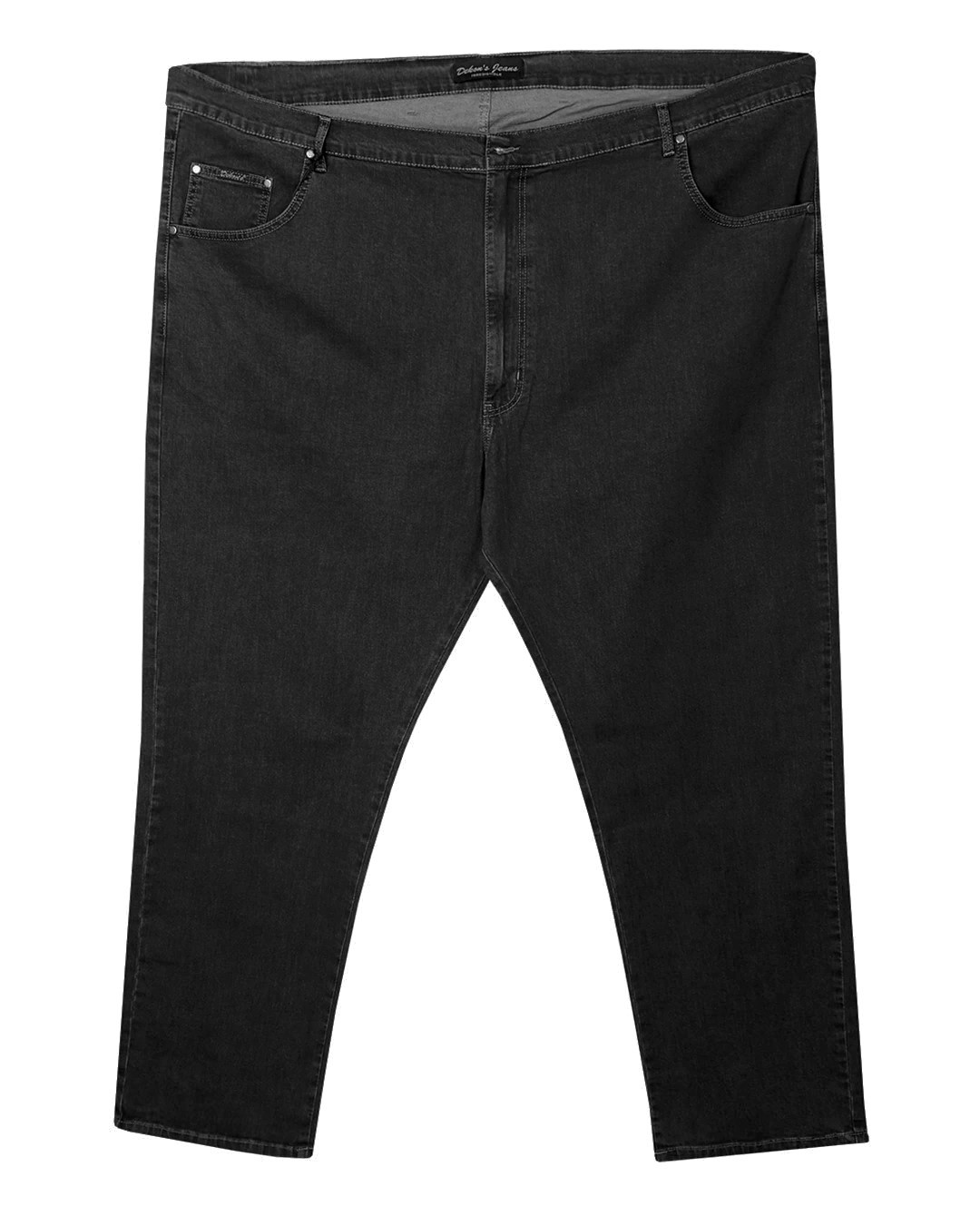 Süper Size Kışlık Kot Pantolon Black+Black 76-78-80-82-84-86