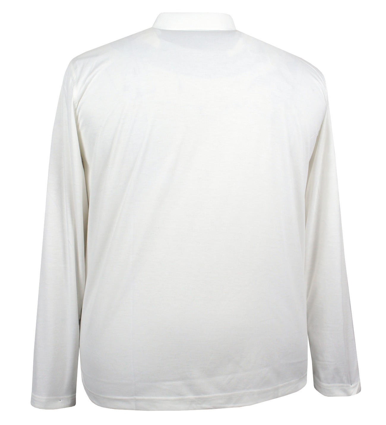 Plus Size Polo Collar T-Shirt Long Sleeve