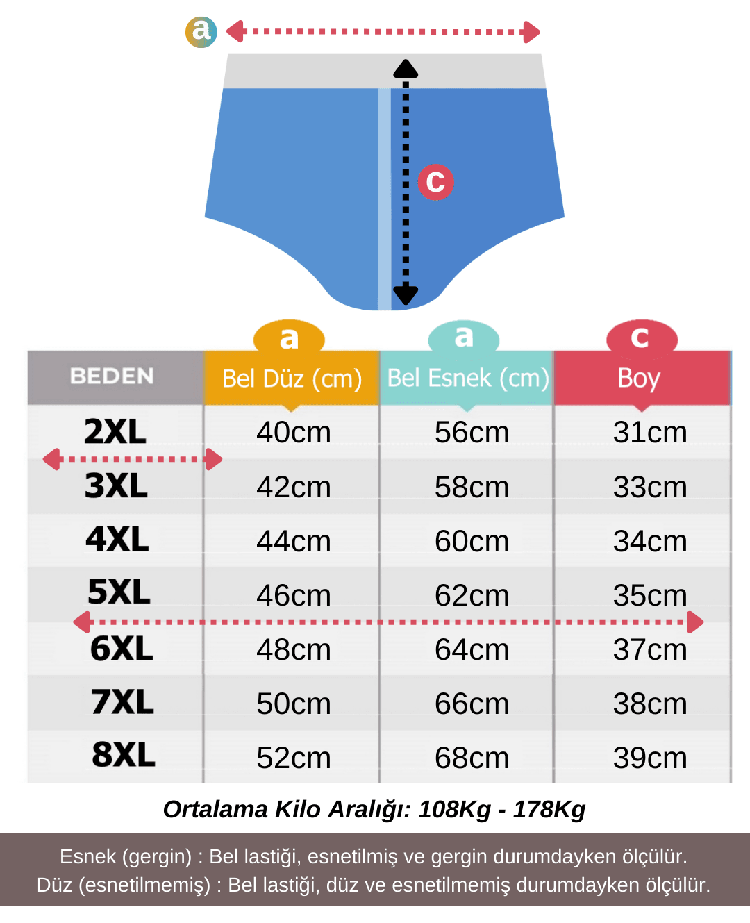Plus Size Men's Briefs (Slip) Set of 3
