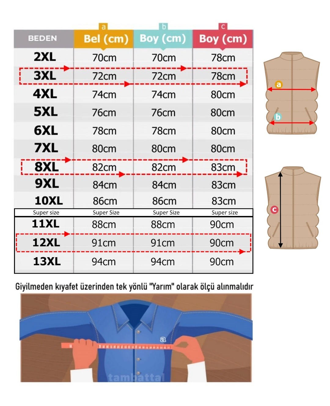 Süper Size Kapşonlu Yelek Lacivert 7XL-13XL