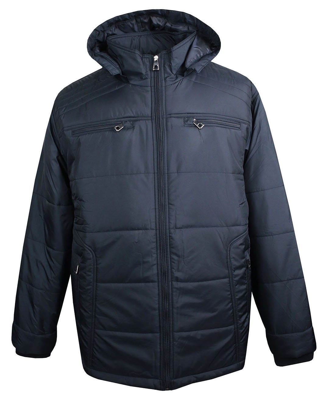 Plus Size Men's Coat Dekons Hugo Navy Blue