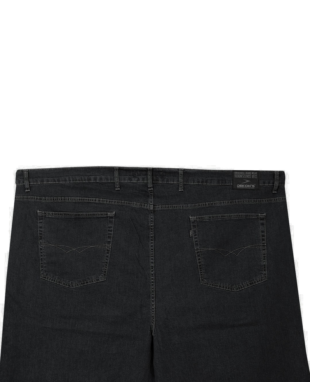 Süper Size Kışlık Kot Pantolon Black+Black 76-78-80-82-84-86