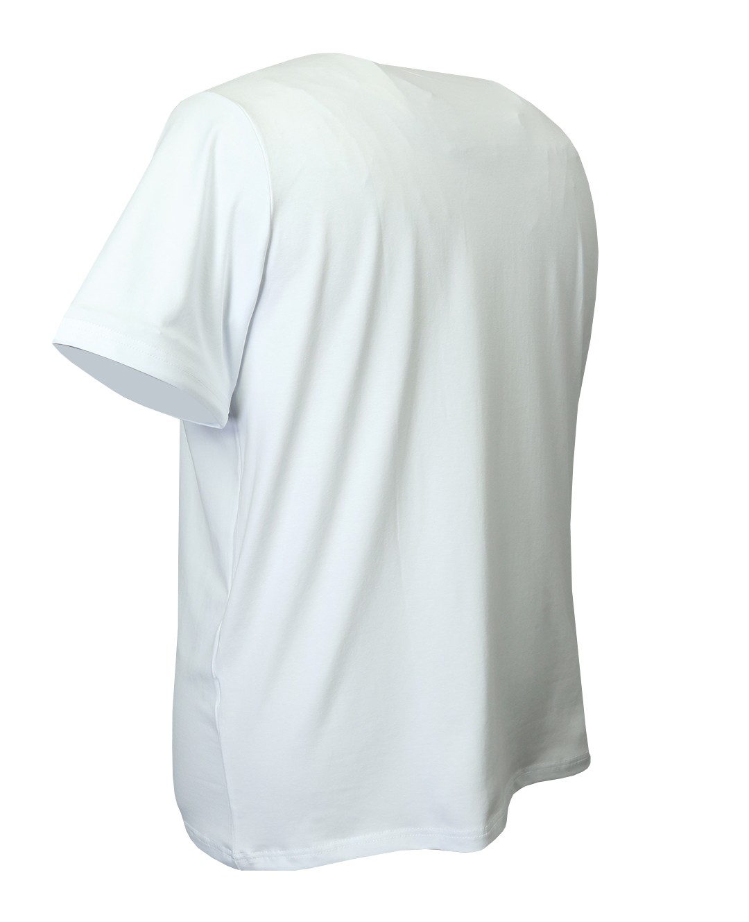 Plus Size Jersey Printed Bis Collar T-Shirt Stay Strong